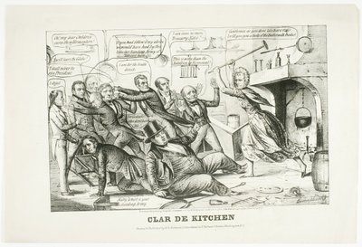 Clar de Kitchen, 1840 door Napoleon Sarony